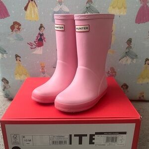 Hunter Light Pink Children's Rain Boots
